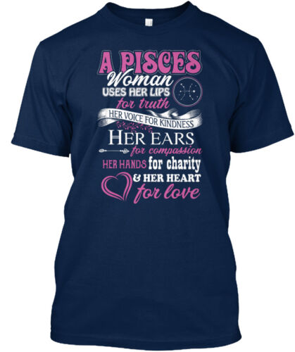 Un Pisces Woman-utilise ses lèvres pour la vérité voix gentillesse Standard Unisexe T-Shirt