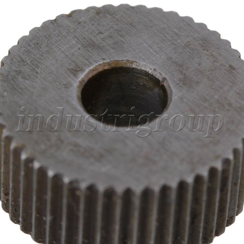 2P 1.2mm Pitch Knurling Tool Silver Single Straight Wheel Linear Knurl Wheel