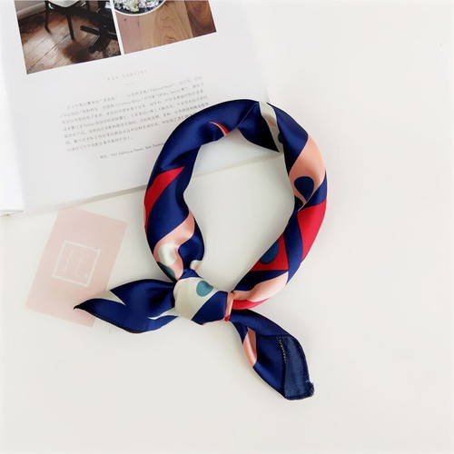 Women Square Scarf Head-Neck Tie Hair Band Silk Satin Bandana Handkerchief UK