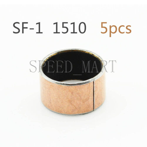 5Pcs SF-1 1510 Self Lubricating Composite Bearing Bushing Sleeve 15*17*10mm New