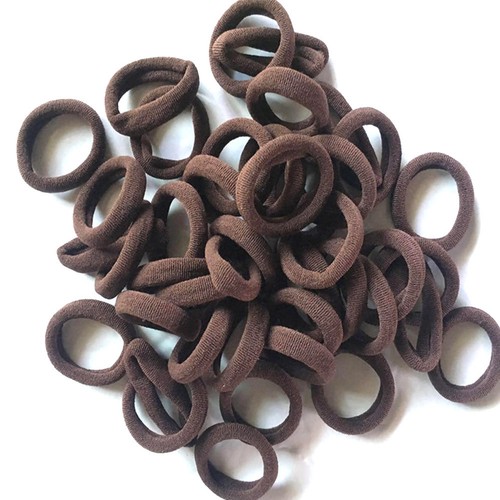 50pcs Ponytail Holder Elastic Rope Ring Hairband Women Girls Hair Ties