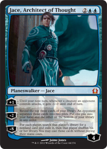 English MTG Magic FLAT RATE Jace Return to Ravnica MP Architect of Thought