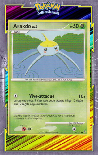 Carte Pokemon Neuve Française Arakdo 130//147 Platine:Vainqueurs suprêmes