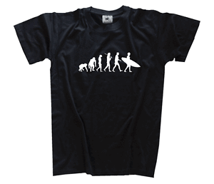 Standard Edition Surfer I Evolution Surfbrett Surfen Surfing T-Shirt S-XXXL neu