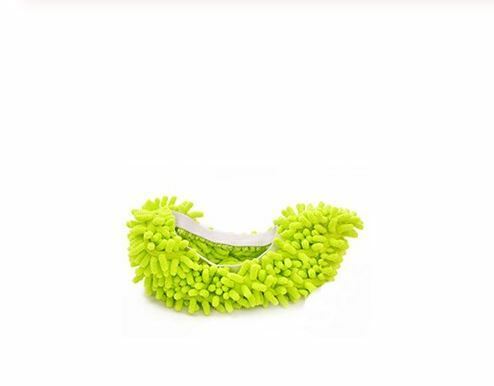 Microfiber Slippers Shoes Cover Dust Cleaner ouse Bathroom Floor Cleaning Mop 1x 