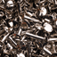 15 Schraubnieten Buchschrauben Chicago Screws nickel-glänzend 15MM