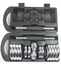 Chrome Cast Iron Dumbbell Set Pair 20KG Workout Gym Dumbbells 20 kg Weight