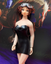1//12 Scale Female Soldier Clothes Black Faux Leather Dress F 6/" Action Figure