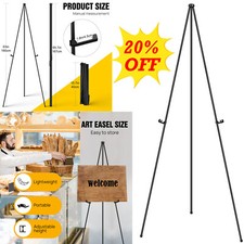 Artist Easel Large Tripod Floor Adjustable Display Art Painting Stand 1.6m/63''