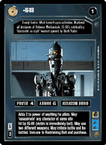 IG-88 FOIL REFLECTIONS I star wars ccg swccg zz Near Mint//Mint