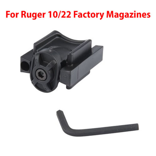 Ruger 10/22 Mag Holder/Coupler/Doubler For OEM Rotary 10 Rd Mags 
