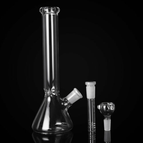 Hookah Water Pipe Heavy Glass Bong 10 inch Smoking Pipe Beaker With ICE catcher 