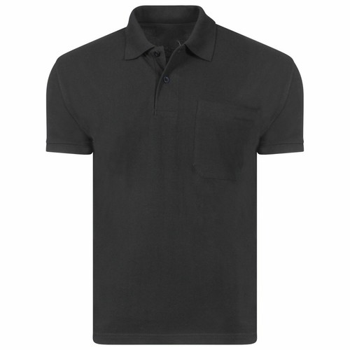 Mens Polo Shirt Top Short Sleeve Pique Plain T-Shirt Classic Casual Tee Shirts