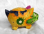 NEW Pretty Colourful Hand Carved and Hand Painted Pig