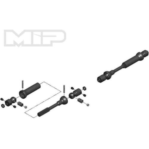 MIP 18160 X-Duty Center Drive Kit 115 to 140mm w// 5mm Hubs SCX10
