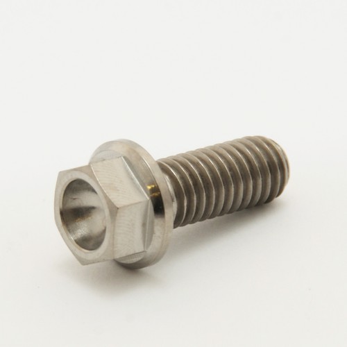 Flansch Bolt-10 15 20 25 30 35 40 45 50 55 60 65mm x1.0mm M6 Titan Sechskopf