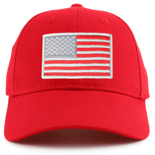 FREE SHIPPING Details about   Red Grey USA Flag Patch Youth Size Cotton Baseball Cap 