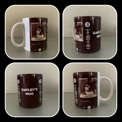 personalised custom mug cup scan spotify scan and play music album playlist 