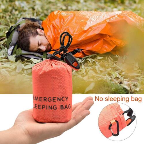 Emergency Sleeping Bag Thermal Waterproof For Outdoor Survival Camping Hikingx1 