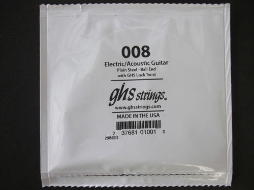 GHS  Einzel-Saite  E-Gitarren-Saite  008
