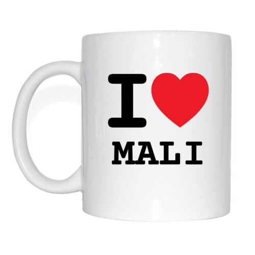 I LOVE Mali tasse de café tasse