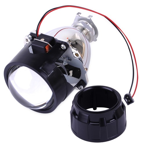 2.5/'/' H1 Car HID Low High Beams Bi-xenon Projector Halo Lens /&Headlight Shroud