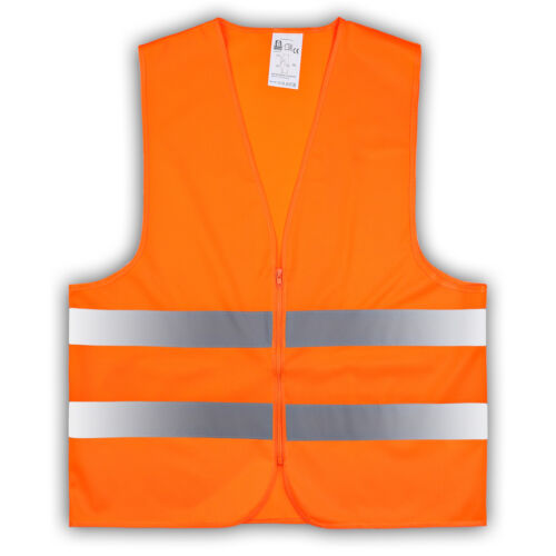 Details about  &nbsp;Goodselect Warning Vest EN ISO20471 Orange Zip-Joblot- 							 							show original title