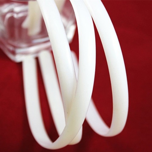 10Pcs Fashion White Plastic Plain Hair Bands Headbands No Teeth Accessories
