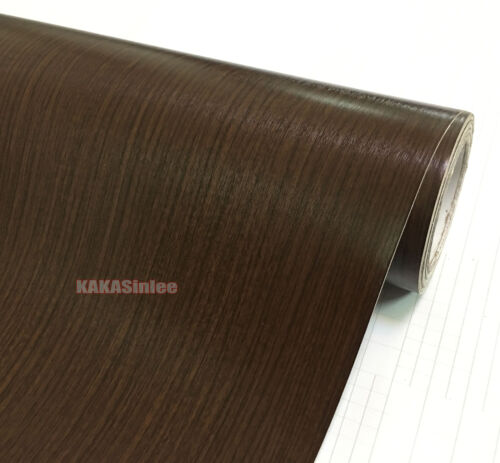 Hot Matte Wood Grain Textured Vinyl Wrap Sticker Car Home Decors Decal #9728 AB