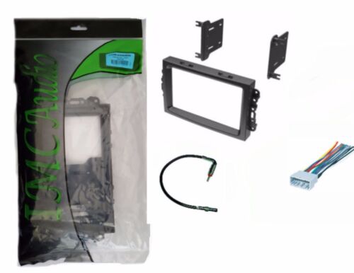 Chrysler Dodge Jeep Double Din Dash Kit for Radio Stereo Install Harness Antenna