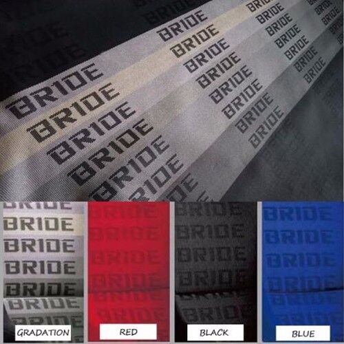 4 Color JDM BRIDE Seats Gradation Fabric Interior fabric Front Rear seat Cover 