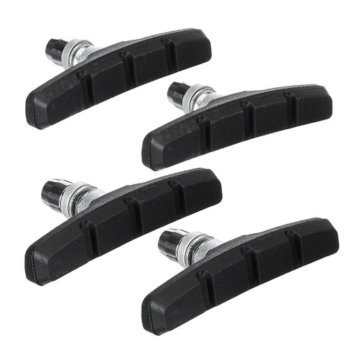 Mountain Bike Road Cycling Rubber V Brake Holder Shoes Pads Accessories 4pcs