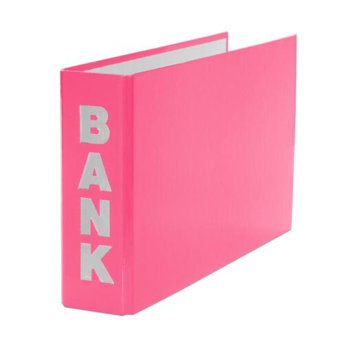 140x250mm pink 5x Bankordner Farbe für Kontoauszüge 