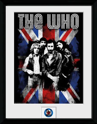 Mounted /& Framed Print The Who Union Jack