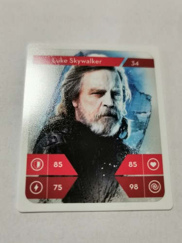 Star Wars Sammelkarte Kaufland Nr.34 Luke Skywalker
