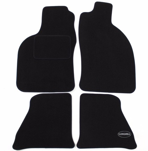 Autoteppiche Fußmatten Velours für Saab 9-3 1998-2002 4tlg schwarz ohne Bef.