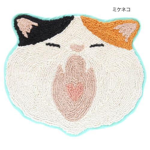 Japan Import Funny Barking Pets Calico Cat Shiba Inu Dog Cotton Bath Floor Mat 