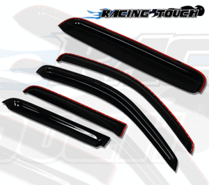 Rain Guards Sun Visor Deflector /& Sunroof 5pcs 04-12 Chevrolet Colorado Crew Cab