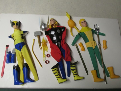 Captain Action Thor Wolverine Loki Uniform Sets Reproduction 1:6 loose