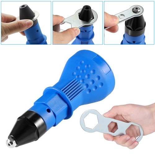 Electric Drill Adapter Cordless Riveting Insert Tool Rivet Gun With Nut Adaptor