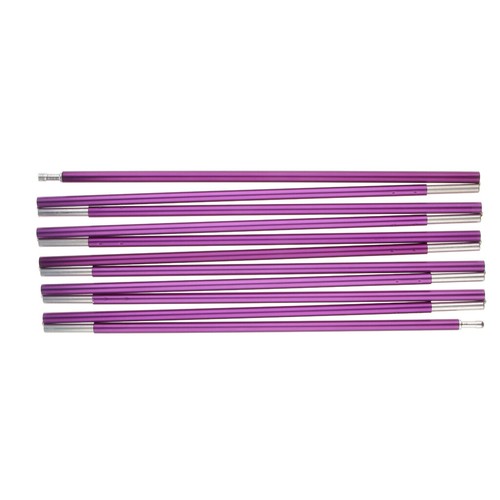 sturdy Alloy 11 Section Spare Replacement Tent Poles 320cm Fuchsia