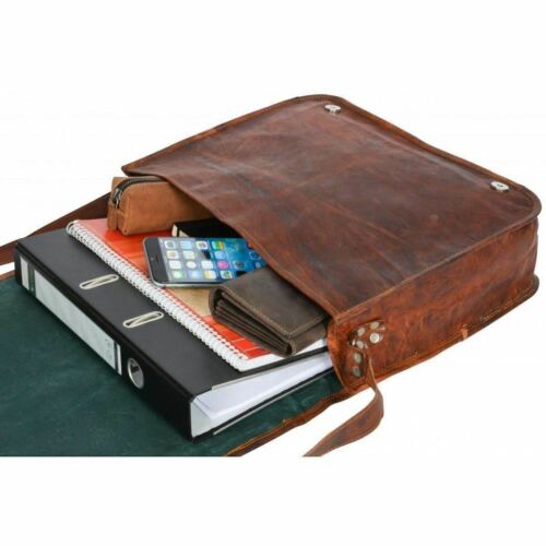 Men Leather Briefcase Shoulder Bag Casual Business Handbag Tote Messenger Bags 