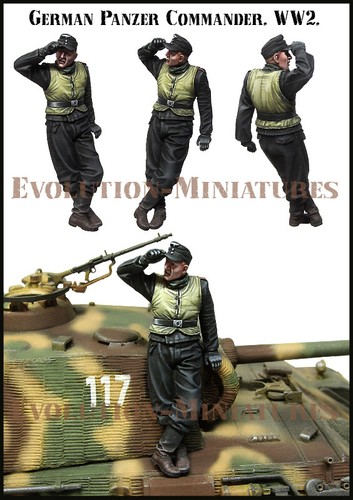 Evolution M allemand Panzer Crewman WW2 35182 1:35 non peinte Kit