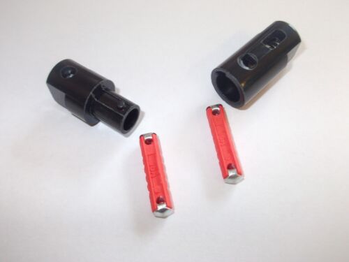 Details about  / Black Fuse Holder Ceramic Fuse With 2 Fuses Classic Car Auto 5 8 16 25amp