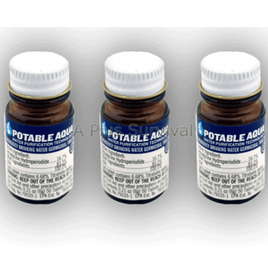 150 Potable Aqua d/'urgence militaire eau iode Purification Pilules Comprimés