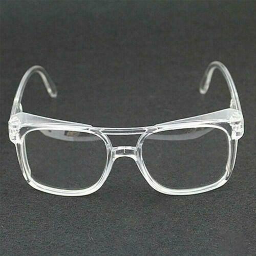 Clear Lens Eye Protection Safety Glasses Anti dust Sand Work Anti UK P4S4