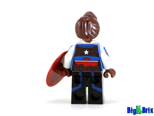 CAPTAIN AMERICA PEGGY CARTER Custom Printed on Lego Minifigure!