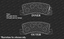 1999 2000 2001 Fit Lexus RX300 AWD Max Performance Metallic Brake Pads F+R