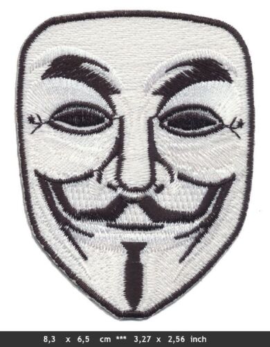 ANNONYMOUS Aufnäher Aufbügler Patches Occupy NWO 99% Guy Fawkes 