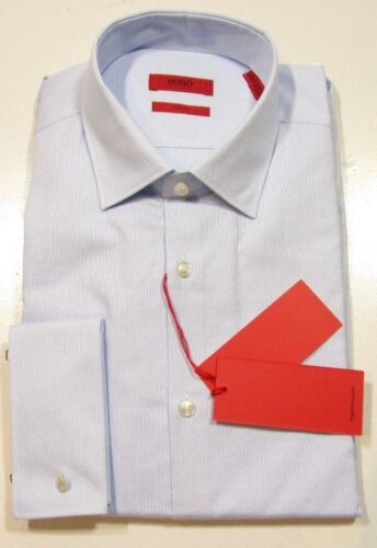 Hugo Hugo Boss Red Label /"C-Jacques/" Light Blue Stripe Slim Fit Dress Shirt